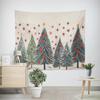 Рождество Новый год Рождественская елка Снеговик Узор Гобелен Гостиная Диван Салон автомобиля Декоративный Гобелен