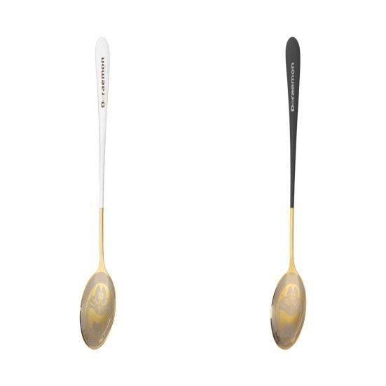 Ложка для супа с утолщенной длинной ручкой из нержавеющей стали Doraemon, милая кофейная ложка, столовые приборы для ресторана