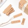 Ornament Party Supplies Kraft Paper Handmade With Love Thank You Hanging Tags “Merci” Labels