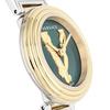 Часы Virtus Mini Venus Mini с зеленым циферблатом из нержавеющей стали и сапфировым стеклом, кварцевые, 28 мм, швейцарские часы VET300821, золотые [Versace] женские [Товар]
