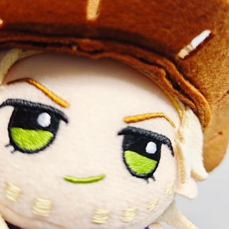 Jojo Bizarre Adventure Steel Ball Run Джонни Джостар Гиро Цеппели 10см Хлопковая Плюшевая Кукла Аниме Коллекционная Игрушка Для Фанатов
