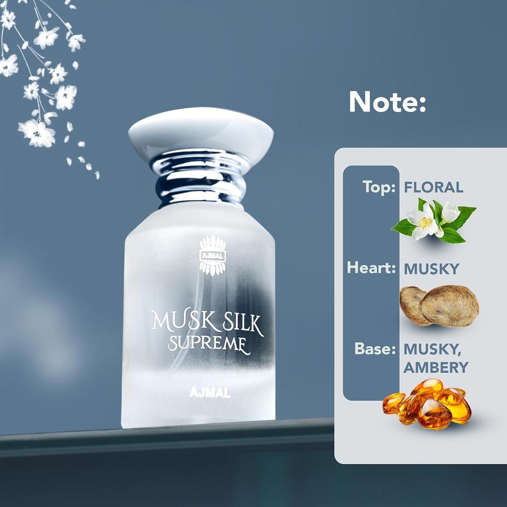 Ajmal Musk Silk Supreme Perfume for Men & Women 50ml