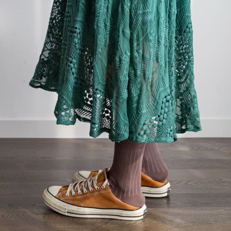 REDSSOCKSOO rss signature lip socks rssw095_BROWN