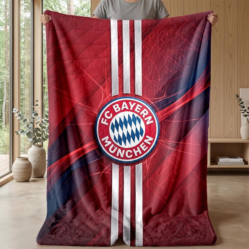Bayern Munich Soft Flannel Fleece Blanket Lightweight Cozy Warm Throw Blanket For Sofa Bed Home Decor