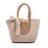 Woven Large-capacity Fashion Casual Bag 2025 Spring New Foreign Style Shoulder Underarm Bag Straw Woven Tote Bag Women's Bag