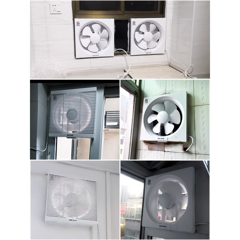 Ox Lampblack Toilet Wall Louver Ventilating Fan