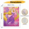 Disney DIY Oil Painting Art Painting Kit Tangled Rapunzel Home Wall Decor Handmade Gift for Princess Fans Creative Canvas Art Works