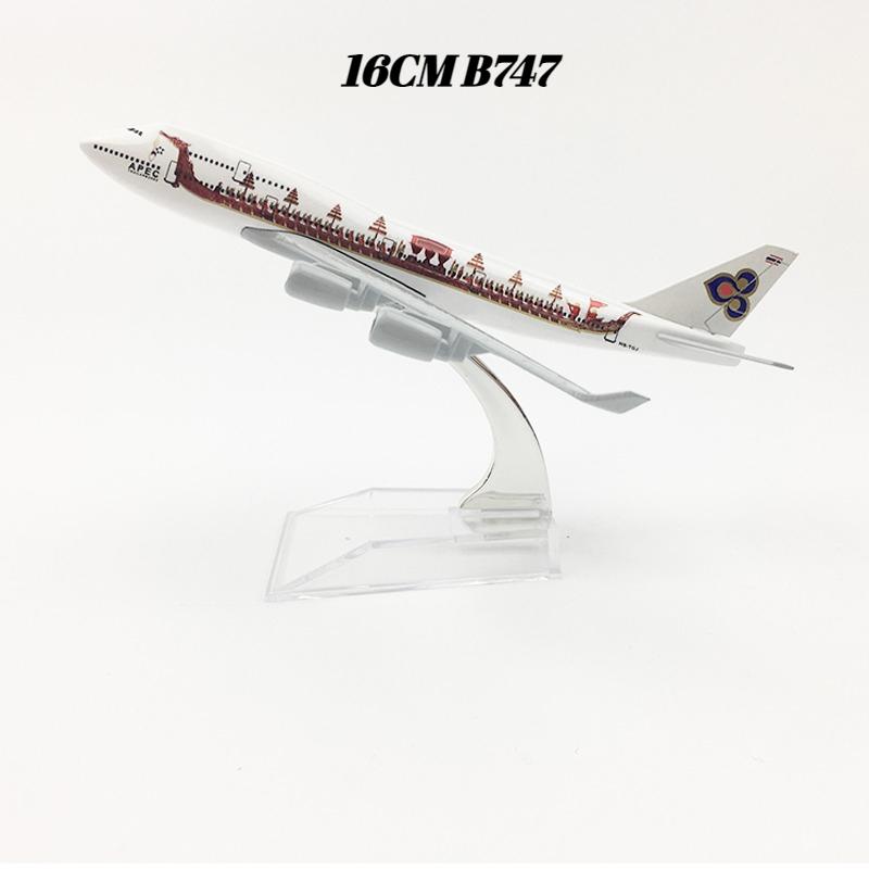 16/20 см Литой металлический модель самолета Thailand Airways A320, Thai Bangkok A380 B747 B777 Модели самолетов Игрушки для коллекции