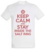 Keep Calm And Stay Inside The Salt Ring T-Shirt Supernatural Sam Dean Logo