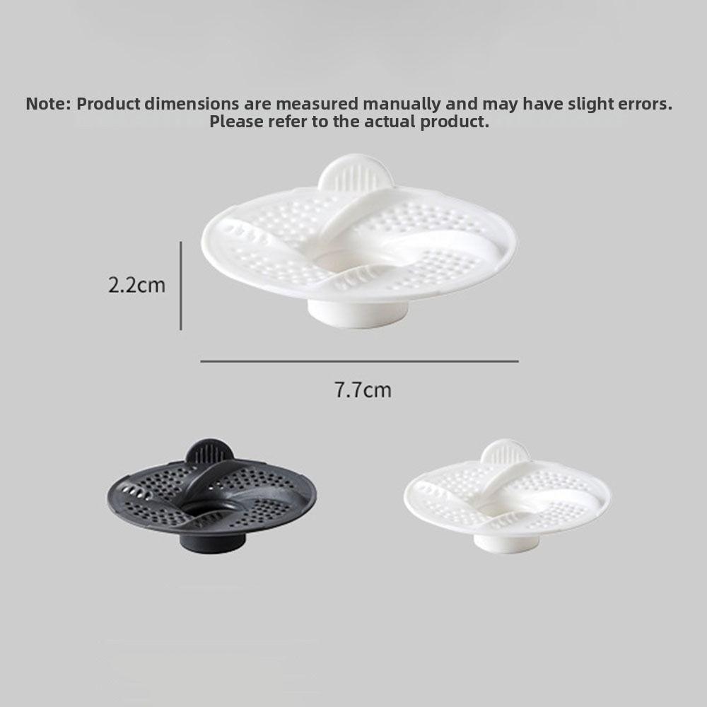 3pcs New Vortex Floor Drain Rotating Bug Proof Hair Collector Mesh Design Anti-Clogging Drain Cover Toilet Area