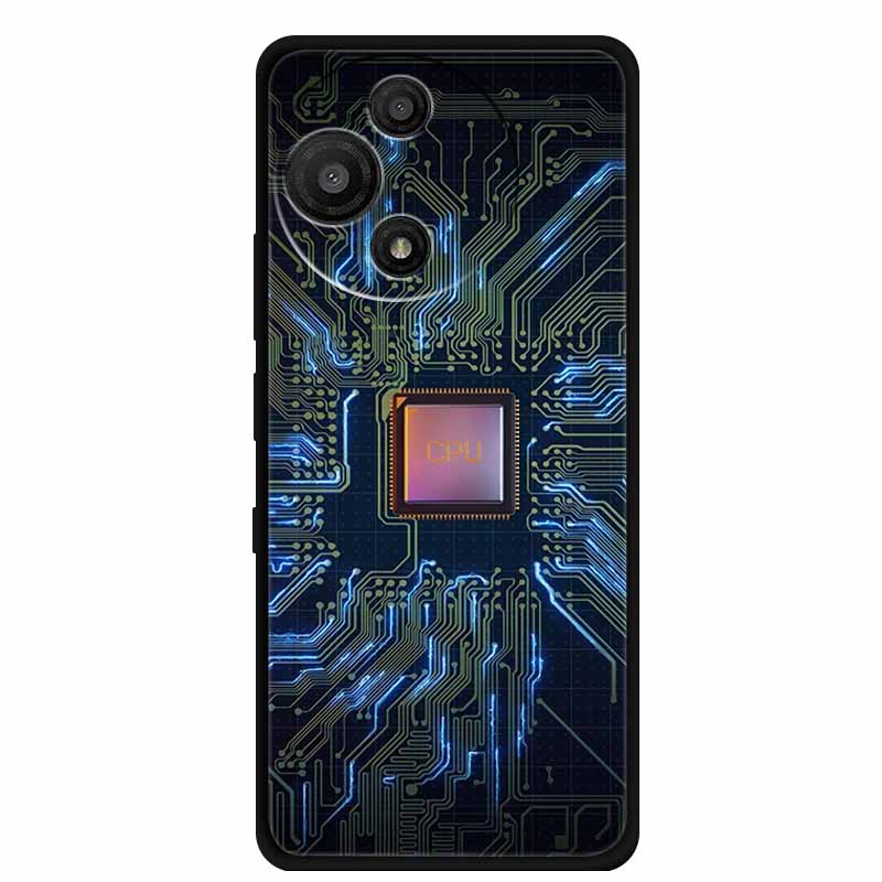 Для телефона TCL 60 NxtPaper Чехол Модный Черный Мягкий ТПУ Силиконовая Задняя Крышка Coque Для TCL 60 SE Nxtpaper 60R Чехол Ударопрочный Funda