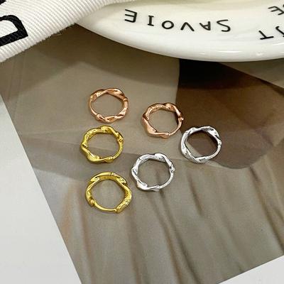 Серьги-кольца Mobius, витые серьги, новый стиль женских сережек, модная женская индивидуальность