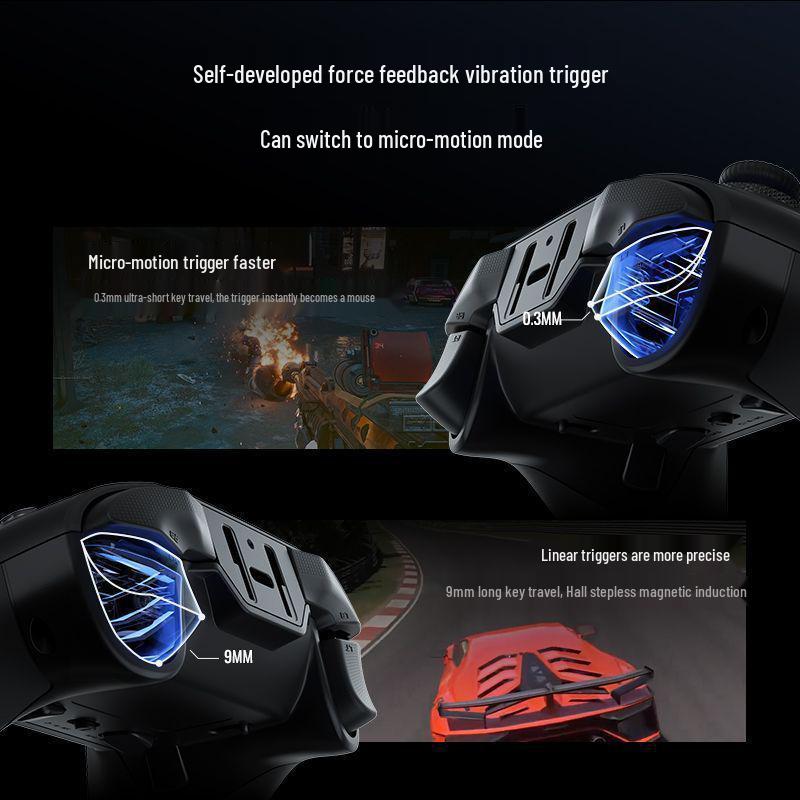 Беспроводной Bluetooth игровой контроллер 2025 Black Warrior 4Pro для ПК - Совместим с Black Myth Wukong, Zenless Zone N - Черный
