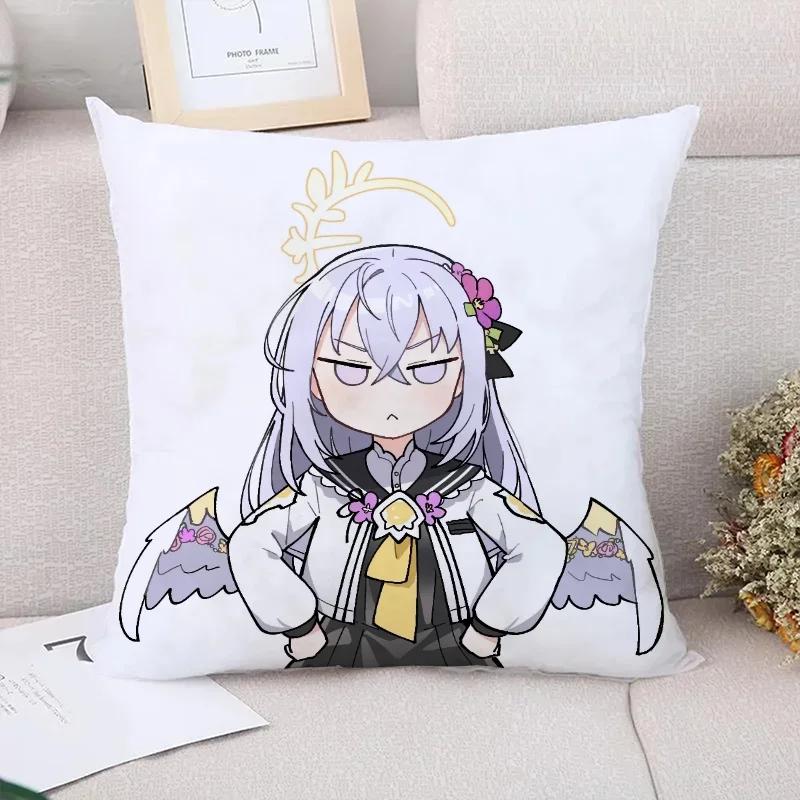 Cushion Cover 45*45 Blue Archive Decorative Pillowcases 40x40 45x45 Cushions Covers for Bed Pillows Pillow Cases Pillowcase Sofa