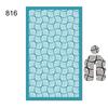 Reusable Flowers Leaves Silk Screen Stencils For Polymer Clay Relief Geometric Silkscreen Printing