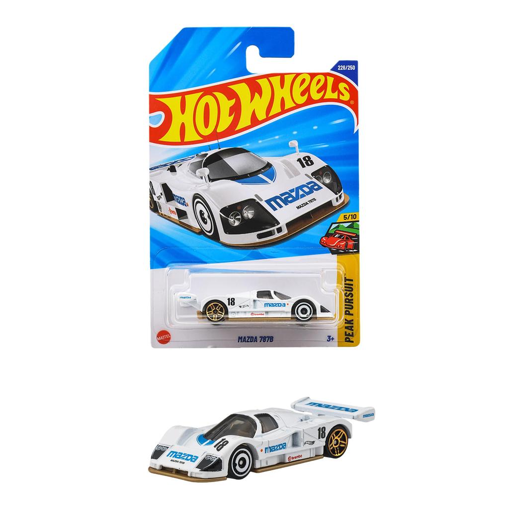 Hot Wheels базовая машинка Mazda 787B Игрушечный автомобиль Мини-машинка Возраст Белый JFN49 3+