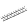 Aluminum Round Bar 6061 Solid Turning Metal Bar for DIY Craft Tools, 15mm Diameter, 330mm Length, 2 Pieces