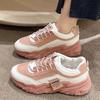 Папины кроссовки женские туфли 2024 новые весенне-осенние универсальные популярные повседневные спортивные женские туфли ins тренд платформа белые туфли