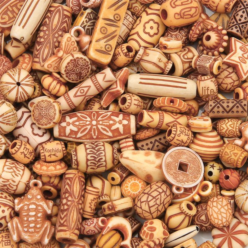 Барокко Акриловые Бусины DIY Слепая Коробка: Винтажные ожерелья и подвески ручной работы