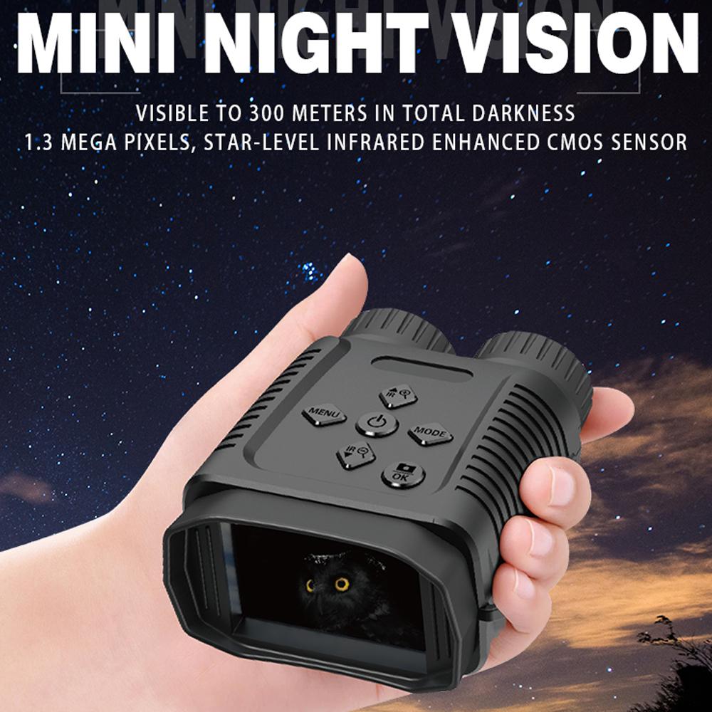 1080P Portable Mini Night-Vision Device Day Night Use Binocular Night-Vision Device 4X Digital Zoom