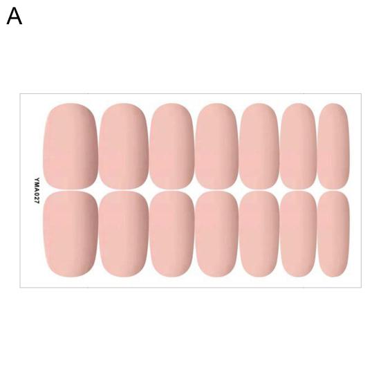 Nail Sticker Self-Adhesive DIY Ultra Thin High Saturation Full Wraps Polish Strips Art Decals for Female