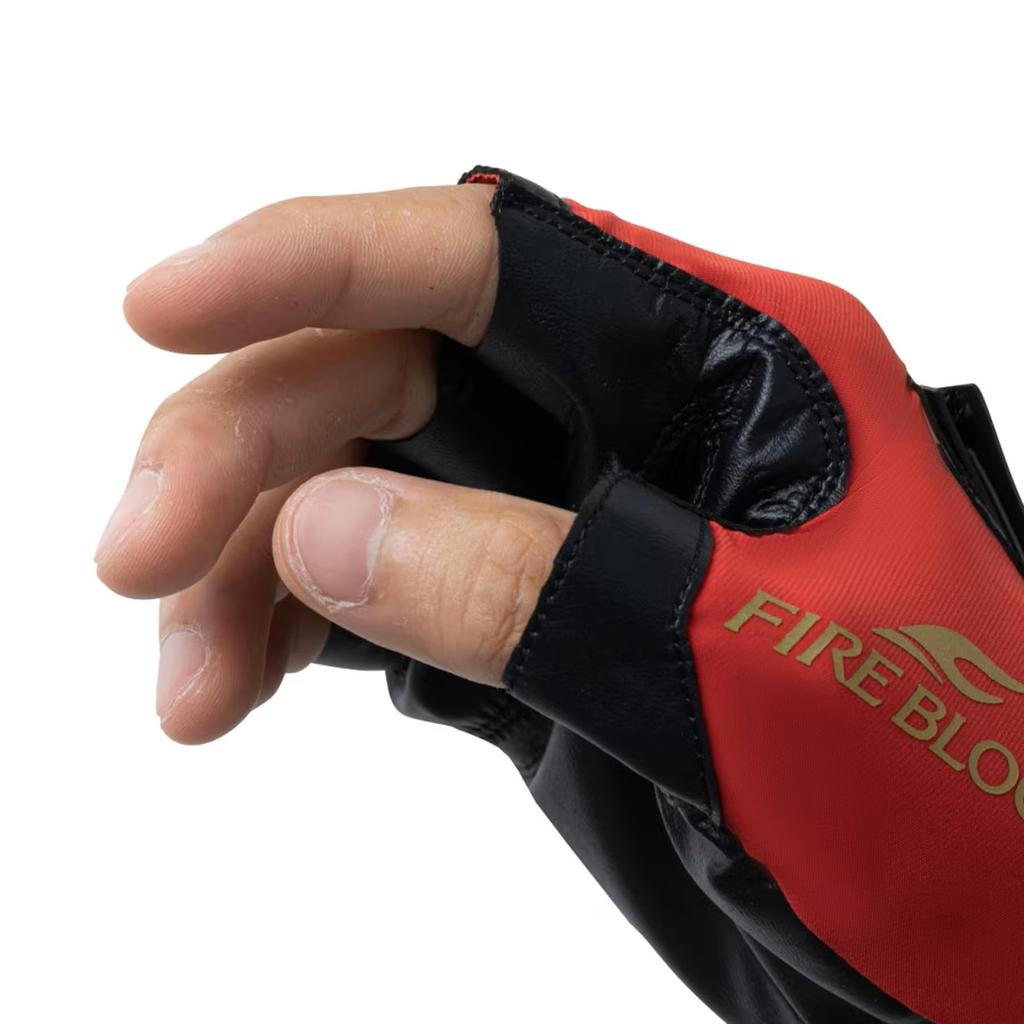 Shimano Pro High Grip Magnet Gloves 5-Finger Cut GL-181Z Blood Red 2XL
