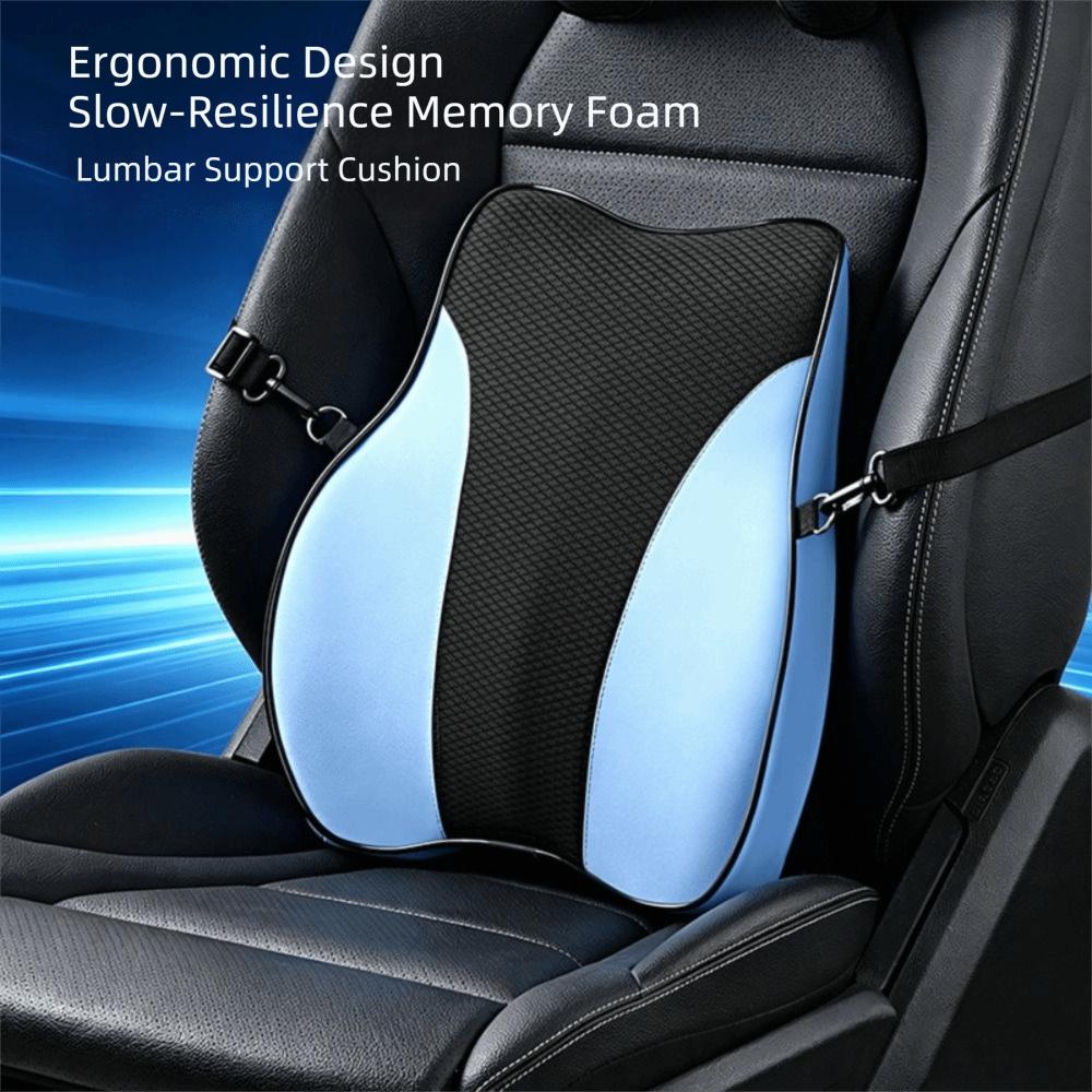 Mesh Lumbar Support Pillow Mesh Breathable Car Headrest Universal Car Neck Pillow Waist Support