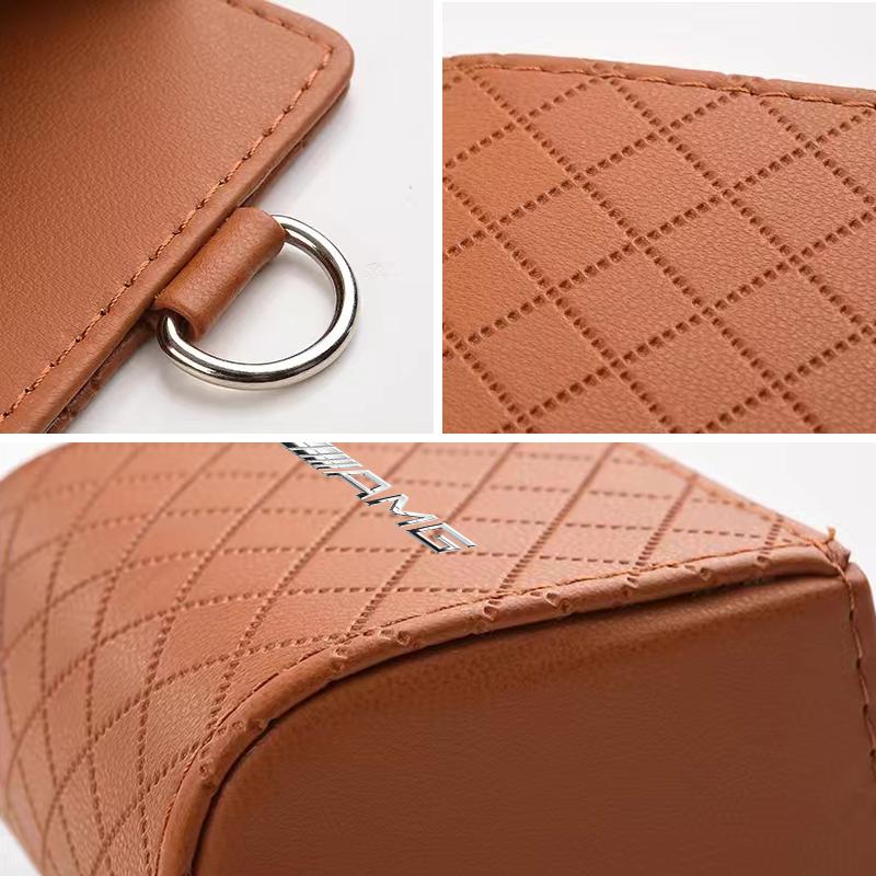 Автомобильный бокс для хранения на воздуховоде, органайзер для телефона и очков, стайлинг для Mercedes Benz AMG GLE GLS GLC CLA GLB ML C500 C200 C300 W204 W206 W205 W212 W203