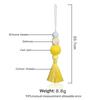 1 шт. Натуральные Деревянные Бусины Кисточка Украшения Автомобильные Подвески Ручки Дверей Шкафа Настенные Украшения Подвеска Домашние Украшения
