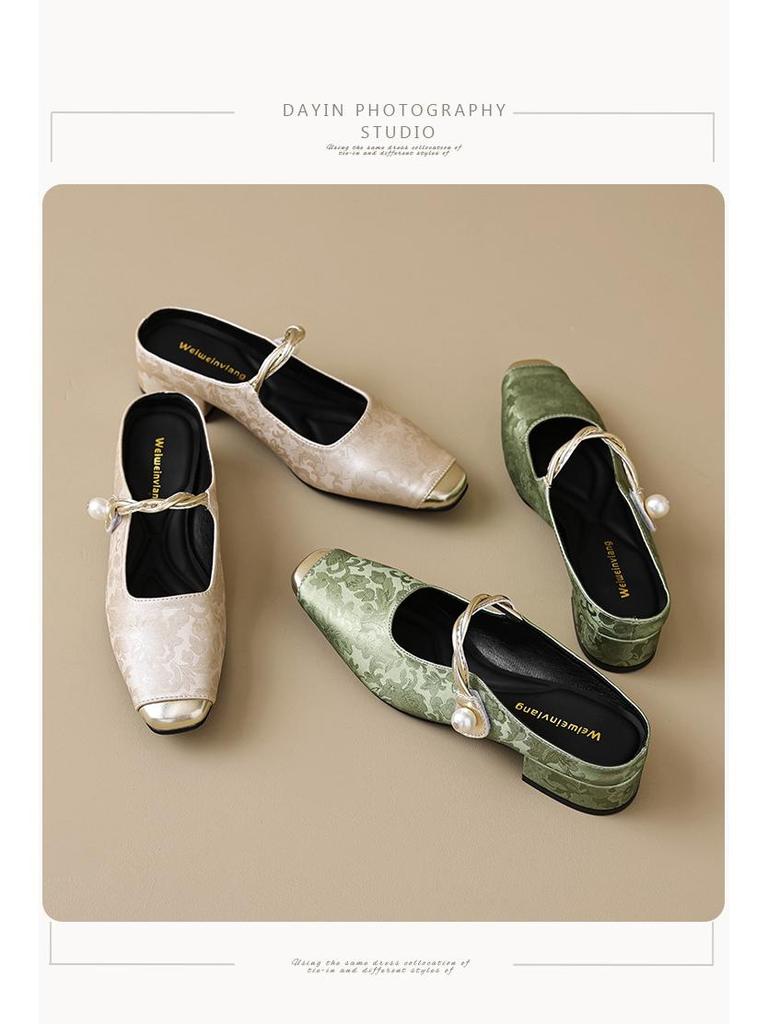 Weiwei Girl 958-3 French-Style Women's Summer Single-Strap Sandals