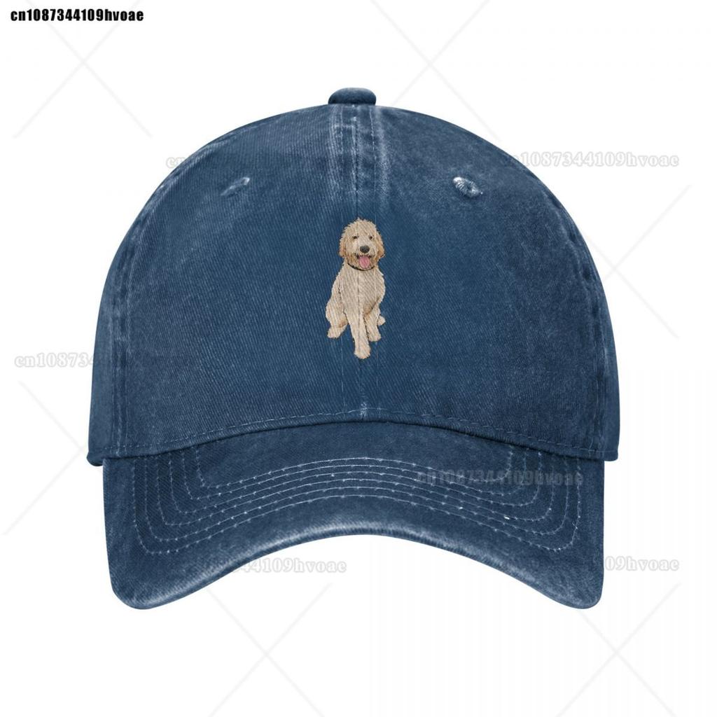 Бейсболка Golden Doodle для мужчин, оригинальная сетчатая бейсболка, забавная, регулируемая, летний подарок для папы