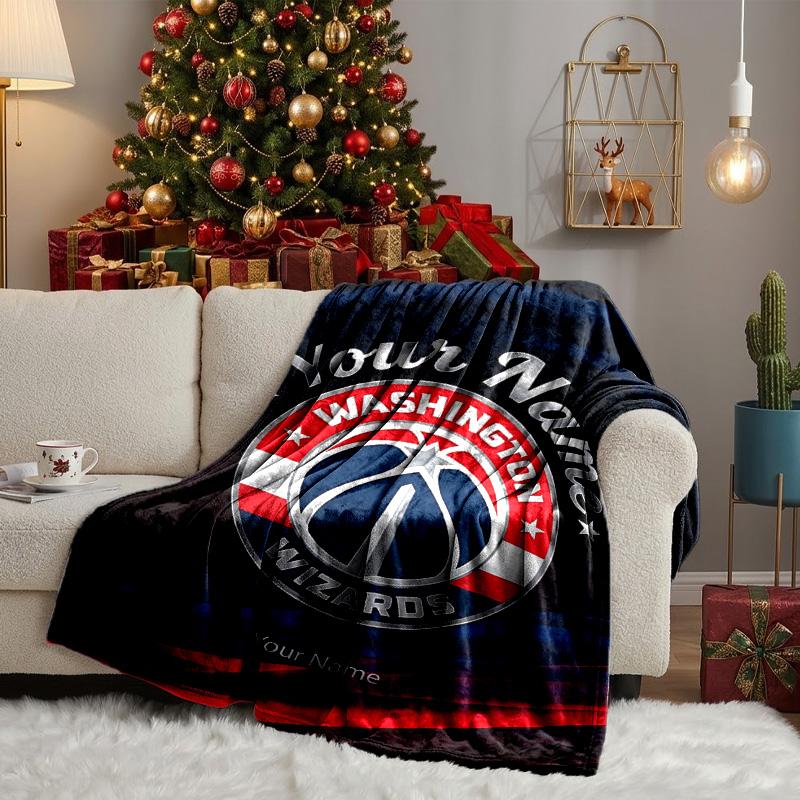 Custom Name Washington basketball Stars Blanket Bedding Blanket for Women Men, Soft Throw Blankets for Couch,Bed, picnic, Christmas gifts