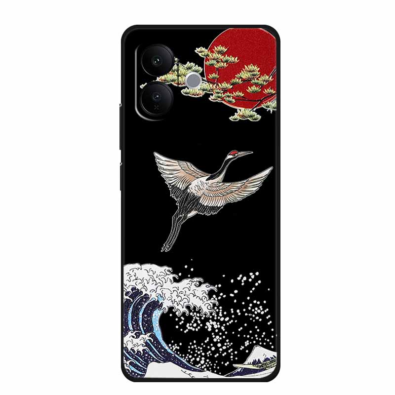 3D Тисненый Чехол Для Vivo V60 lite V2530 Чехол Для Телефона Ударопрочный Силиконовый Мягкий Чехол Для Vivo V60 lite 2025 Задняя Крышка Чехол Funda