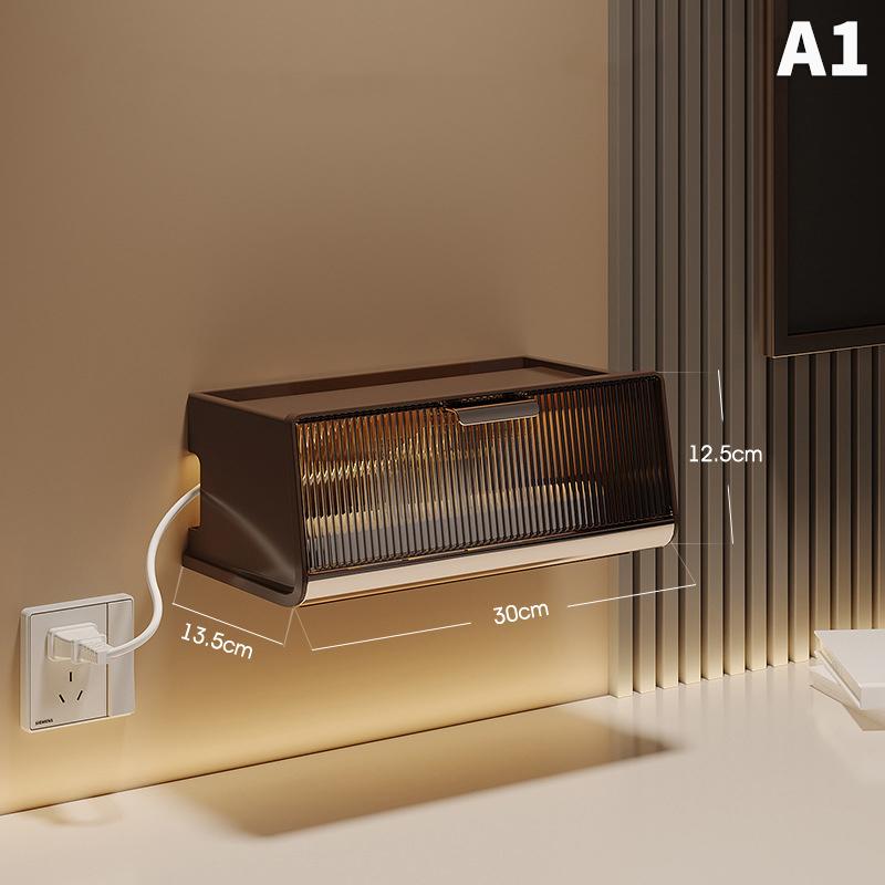 Коробка для хранения маршрутизатора, полка, настенный органайзер для Wi-Fi, коробка для розеток без перфорации, коробка-органайзер для телеприставки, коробка для хранения в гостиной