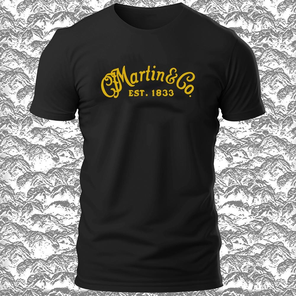 Новая футболка с забавным логотипом Martin & Co Guitars для мужчин, размеры от S до 5XL, сделано в США, унисекс