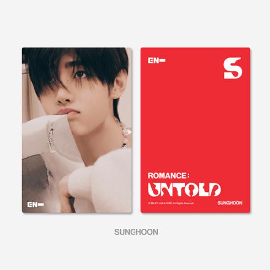 Предзаказ ENHYPEN ROMANCE: НЕРАССКАЗАННАЯ лентикулярная открытка