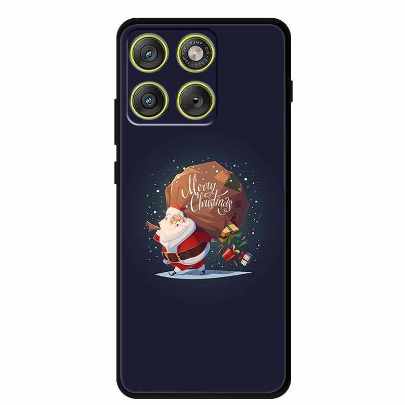 Рождественские чехлы для телефона Motorola Edge 70 5G, силиконовый мягкий задний чехол, Рождественская елка для Moto X70 Air 5G Edge70, задняя крышка