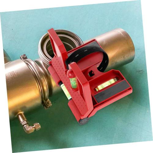 OSALADI 2-Piece Foldable Bubble Angle Indicator for Measuring Tube Angle and Pipeline Positioning