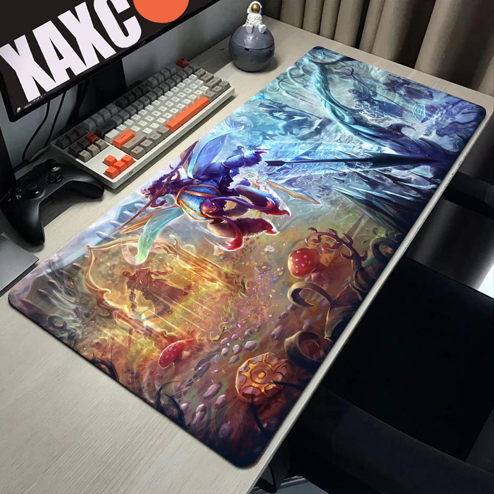 Tibia Large Gaming Mouse Pad Computer Mousepad PC Gamer Mouse Mat Laptop Mausepad Silicone Mouse Carpet Keyboard Mat Desk Pad