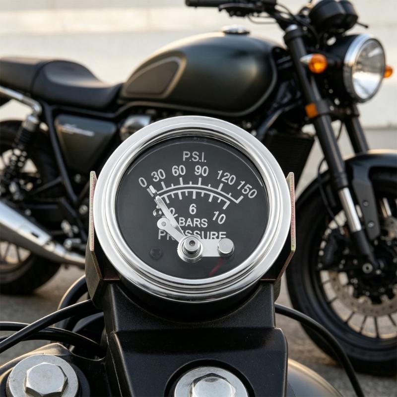 Sturdy Mechanical Oil Pressure Customizable Warning 12V Light Included