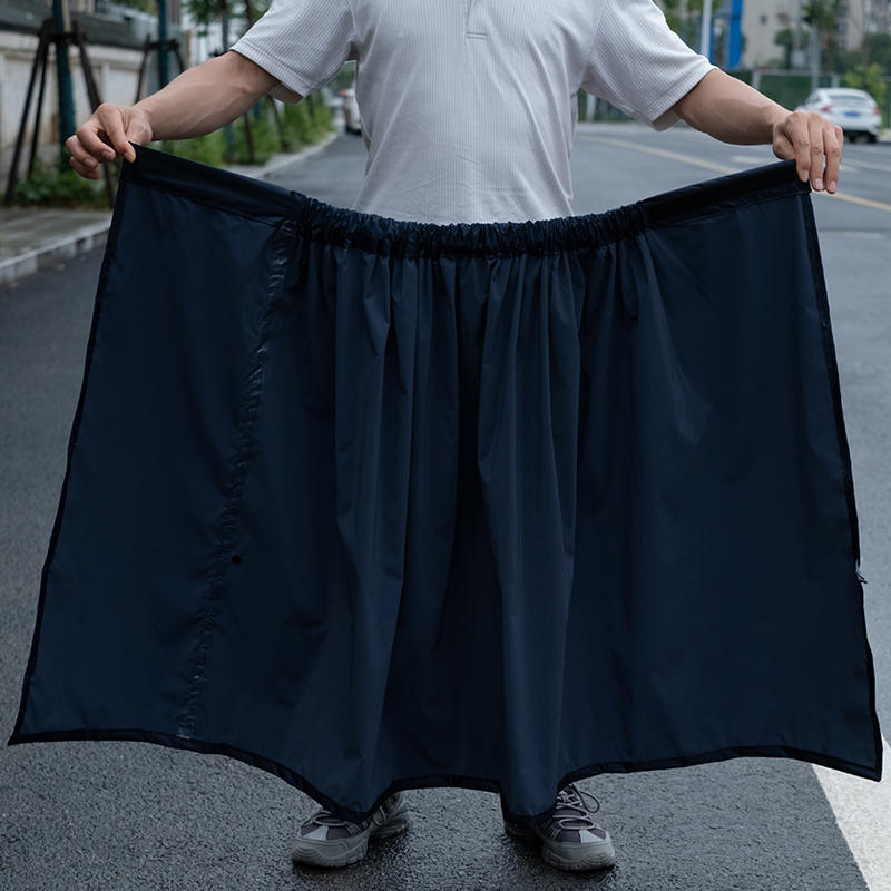 Unisex Lightweight Rain Protection Skirt Outdoor Electric Scooter Vehicles Waterproof Leg Guards for Riding Camping Hiking