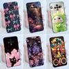 Чехол для телефона Infinix Zero 8 / Infinix Zero 8i Чехол X687 X687B Роскошный Милый Кролик с Сердечком Забавный Черный Силиконовый Мягкий ТПУ Задняя Крышка