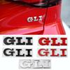 Car 3D Metal GLI Stickers Decal Fit For Golf MK4-MK7 Car Rear Trunk Body Emblem Badge Sticker