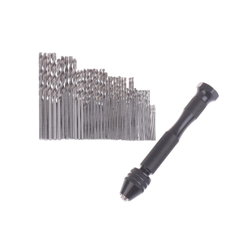 0.5-3.0Mm Hand Drill Set Mini Aluminum Hand Drill Bit Jewelry Craft Hand Manual Drill Woodworking Tools Drill Bit Dropship