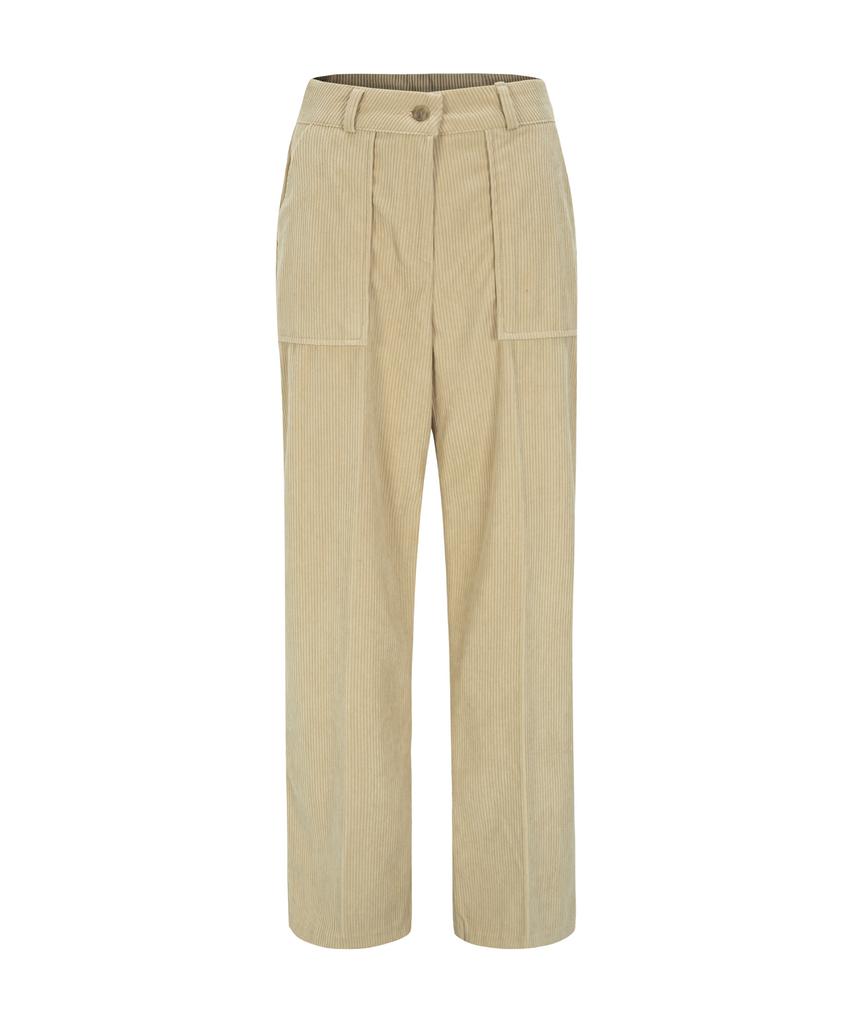 BUTTONPLAY Corduroy Belted Pants_Beige