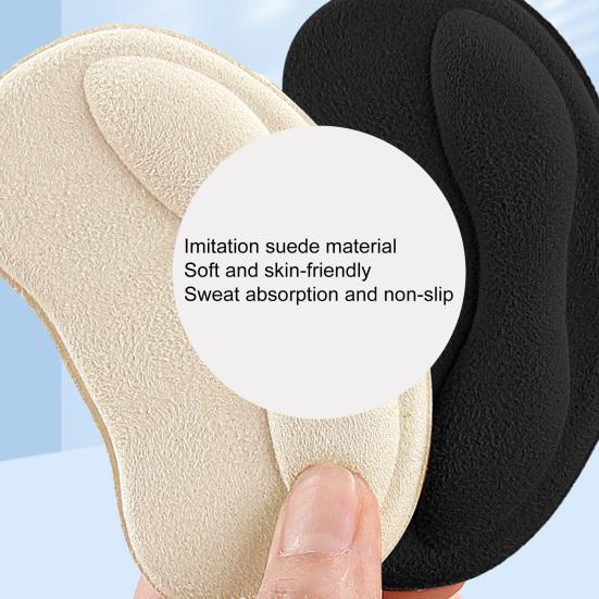 6 шт. невидимые подушечки для пяток, облегчение боли в пятках, мягкие вставки для пятки, Нескользящие женские каблуки, защита для пятки