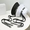 Outdoor Sunshade Hat Fishing Letter Long Ribbon Summer Sun Caps Fisherman Cap Bucket Hat