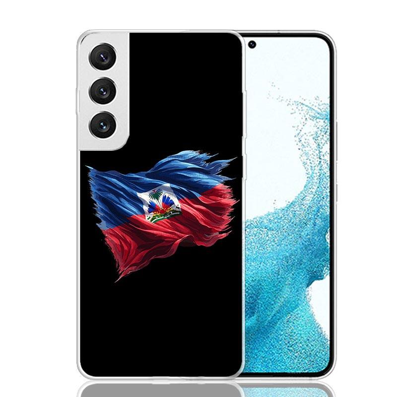 Haiti Haitian Flag Phone Case For Samsung Galaxy S26 S25 Edge S24 S23 FE S22 Ultra S21 Plus S20 + Fundas Cover Coque Galaxy S25