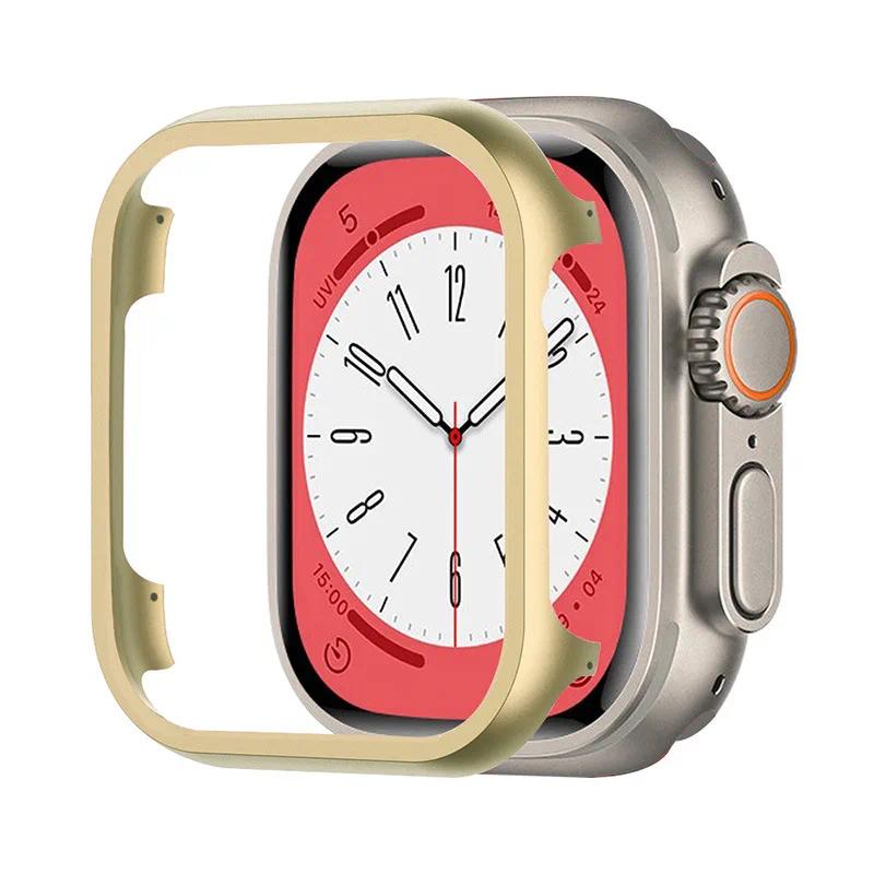 Aluminum Alloy Case For Apple Watch Ultra 2 49mm 11 10 9 8 7 6 5 4 SE Protective Frame Shell iWatch 46mm 45mm 41mm 44mm 42/40mm