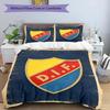 3pcs Duvet Cover Set (1*Duvet Cover + 2*Pillowcase, Without Core), Djurgardens IF Print Bedding Set, Bedroom Decor, All‑Season, Birthday Gift